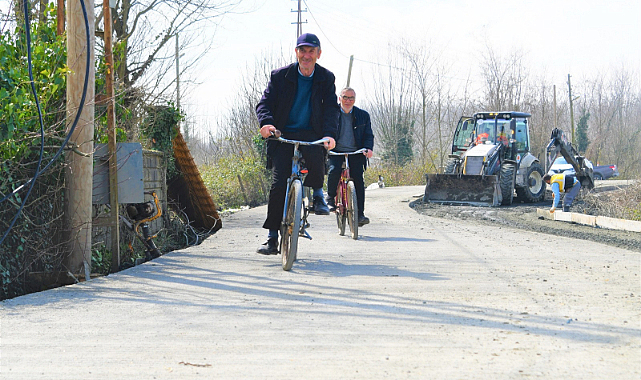 Beton yol ile nefes aldılar