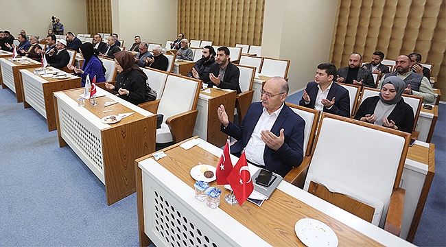 Canik’te depremzedeler için dua