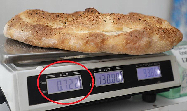 Fırın denetiminde pide gramajları yüksek çıktı