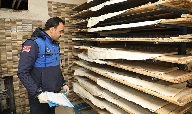 Samsun'da Ramazan ayı öncesi İlkadım Belediye zabıtaları fırınları denetledi