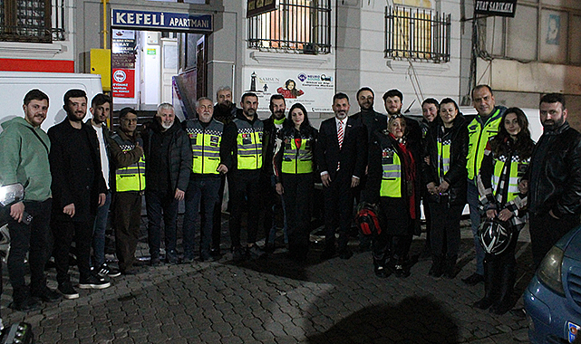 Motosikletçiler Sevdamız Samsun'a üye oldu