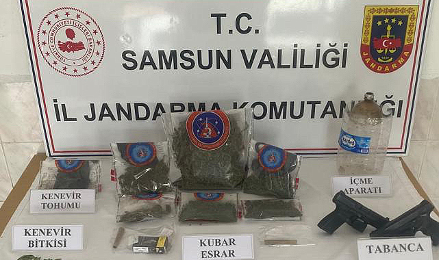 Samsun'da 9 ilçede 'Kökünü Kurutma' operasyonu! 19 gözaltı