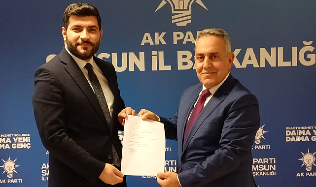 Samsun'da Adem Bektaş aday adaylığını açıkladı! Türkiye için bende varım
