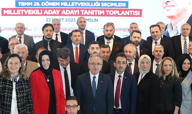 Samsun'da AK Parti 92 milletvekili aday adayının tanıtımını yaptı