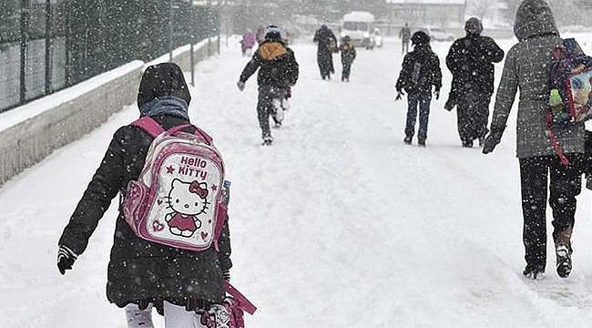 Samsun'da bazı okullarda eğitime 1 gün ara