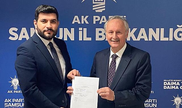 Samsun'da Kamuran Özden AK Parti'den milletvekili aday adayı oldu