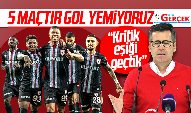Samsunspor Teknik Direktörü Hüseyin Eroğlu: 5 maçtır gol yemiyoruz
