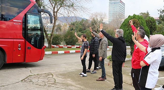 Takım Ankara’ya gitti