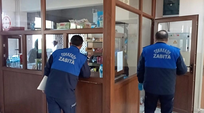 Tekkeköy zabıtası denetimde