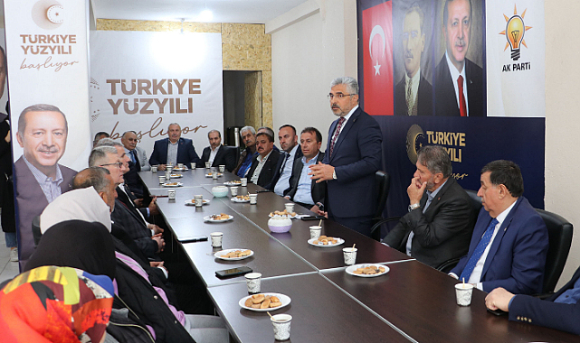 AK Parti Havza İlçe Başkanlığı'nda bayramlaşma