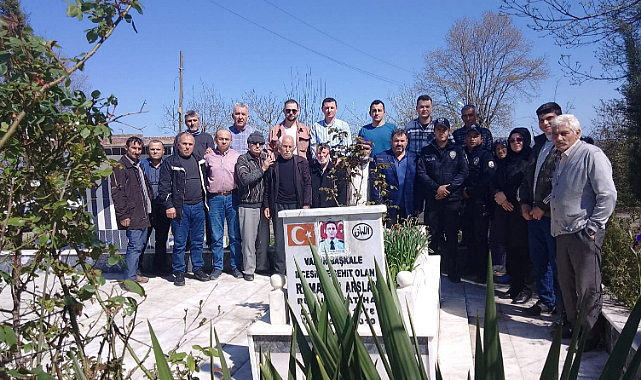 Bafra'da şehit polis Ramazan Arslan anıldı