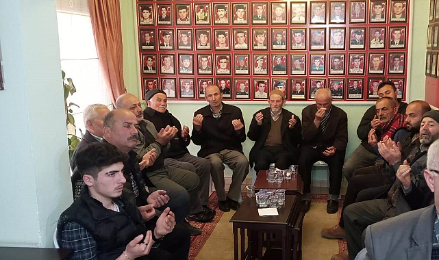 Bafra'da şehitler için mevlit programı