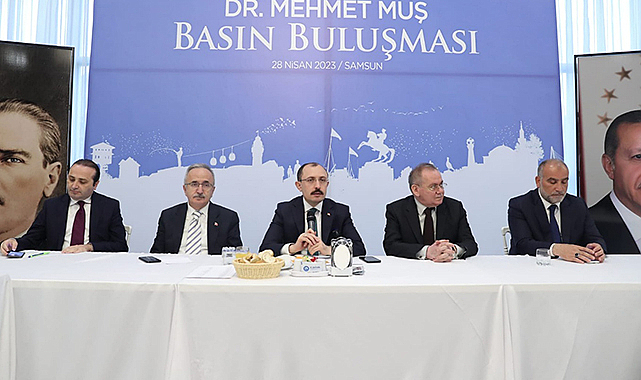 Bakan Muş basınla buluştu