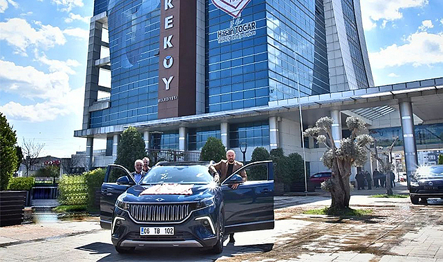 Başkan Togar TOGG’un direksiyonuna geçti