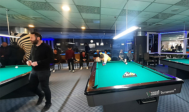 Bilardoda 37 sporcu yarıştı