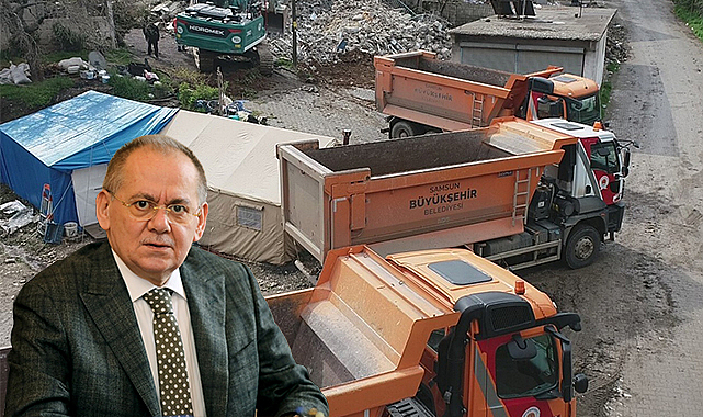 Büyükşehir ekipleri 654 enkaz kaldırdı
