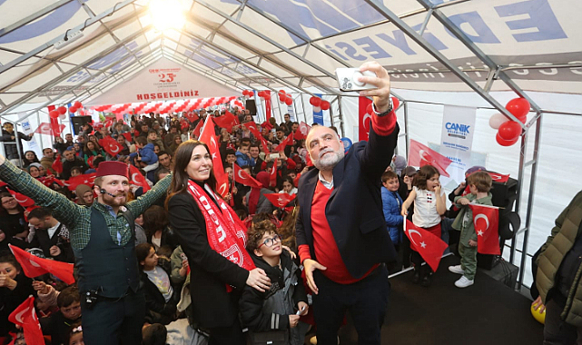 Canik’te çocuklar bayramı doyasıya yaşadı
