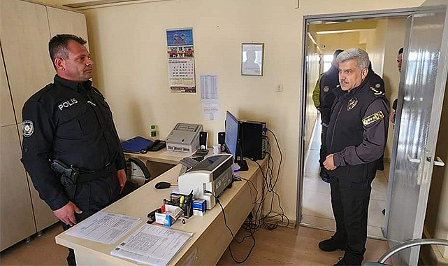 Emniyet Müdürü Özen'den ilçelerde denetim