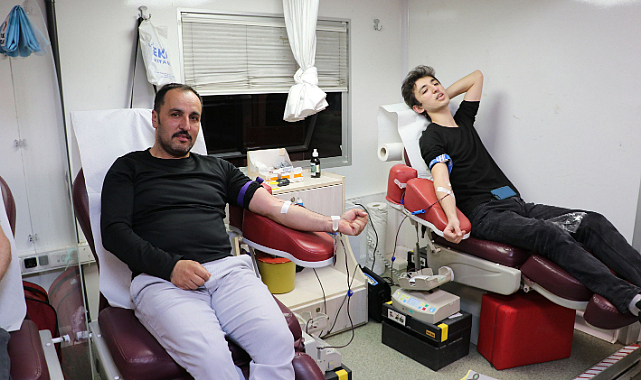 Havza'da kan bağışı çalışması