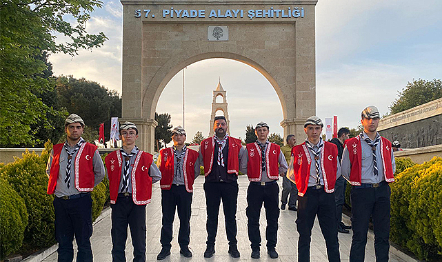 İzcilerden 57. Alay Yürüyüşü