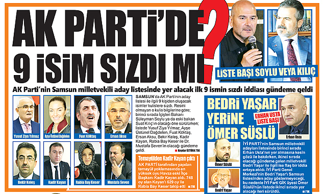 AK PARTİ'DE 9 İSİM SIZDI MI? İYİ PARTİ'DE YAŞAR İDDİASI!