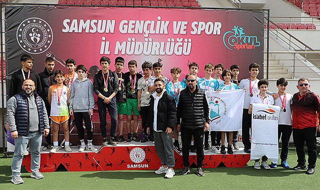 Madalya için koştular