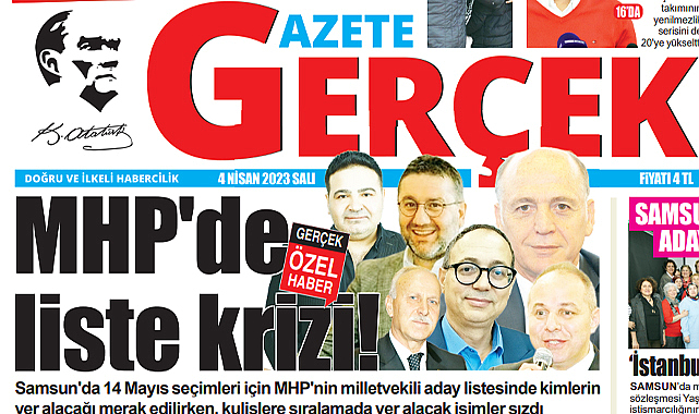 Samsun'da MHP listesinde kriz iddiası! Gelecek ve DEVA Partisi'nin ise 1. sıraları belli