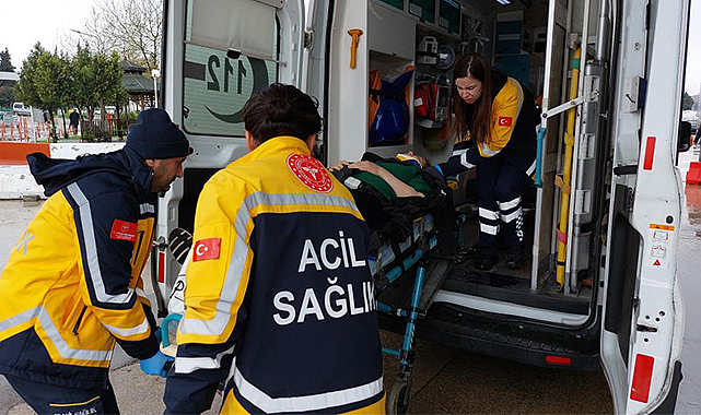 Samsun'da trafik kazası: 1 yaralı