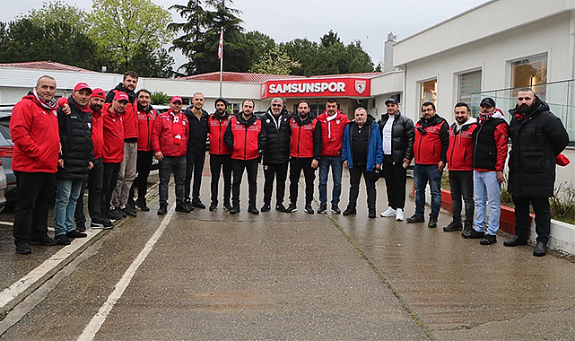 Samsunspor taraftarından polise teşekkür