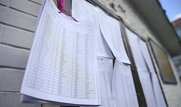 Seçmen listeleri askıdan indirildi