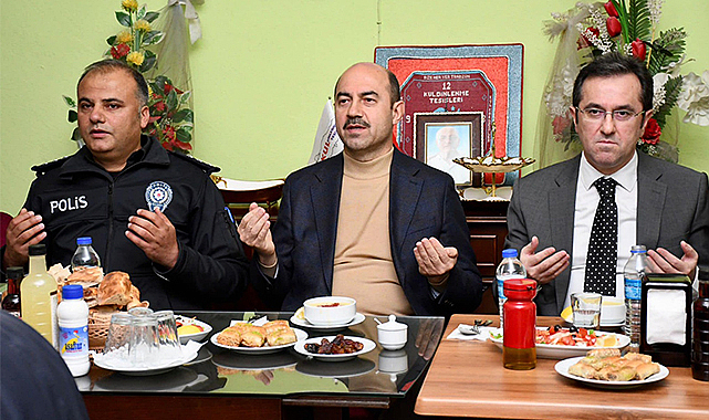 Terme'de polisler için iftar programı