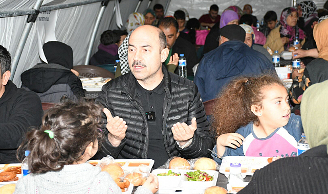 Terme'den Maraş’a gönül sofrası kuruldu