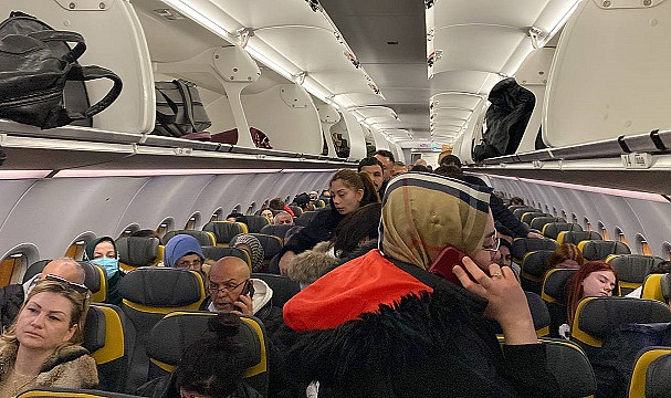 Uçak pisti pas geçti, yürekler ağza geldi