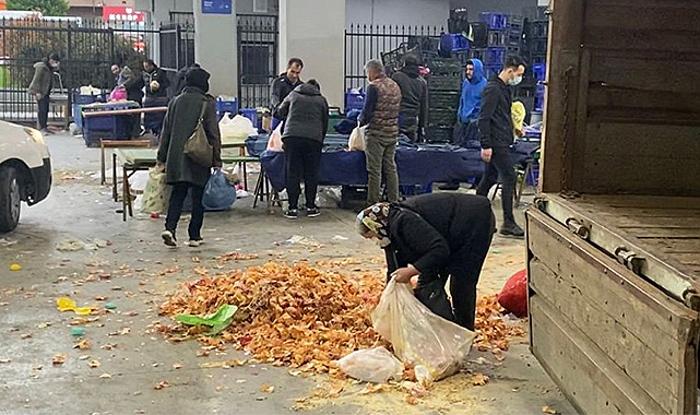 Vatandaş pazardan soğan topluyor!