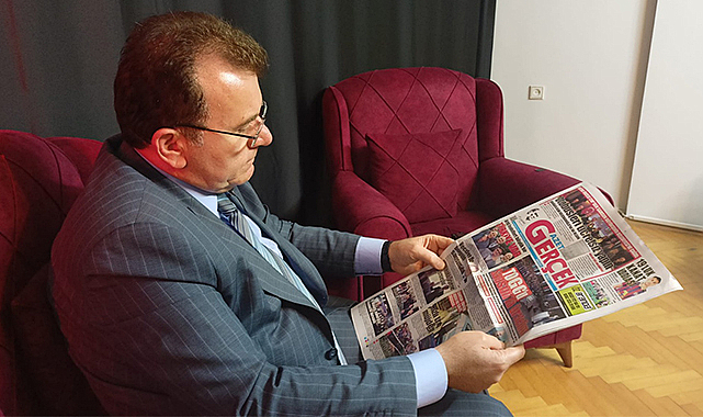 Adalet Partisi Genel Başkanı Dr. Vecdet Öz, Gazete Gerçek'e övgü yağdırdı