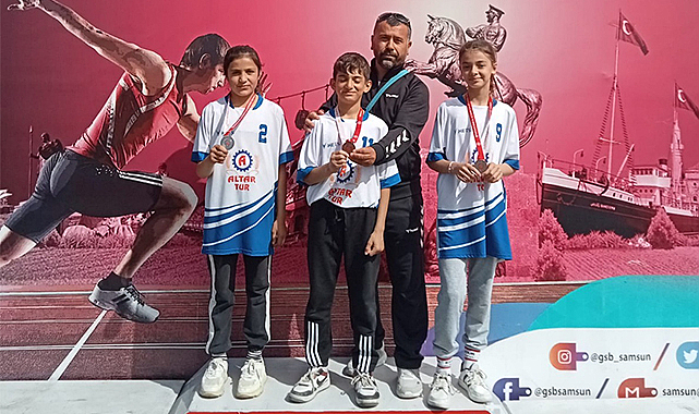 Alaçamlı öğrencilerden atletizm başarısı