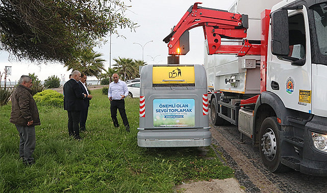 Atakum’a çevre dostu konteynerler