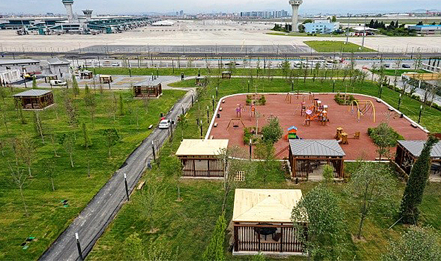 Atatürk Havalimanı Millet Bahçesi'nin ilk etabı yarın açılacak