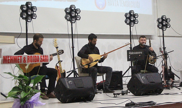 Atatürk'ün Havza'ya gelişinin 104. yılı nedeniyle konser verildi