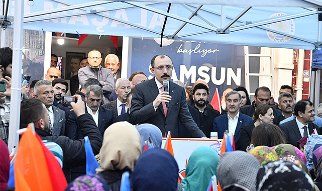 Bakan Muş seçim çalışmalarını sürdürüyor