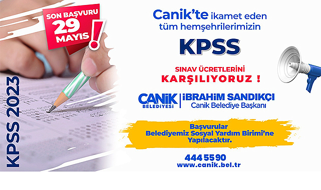 Canik’te eğitime tam destek