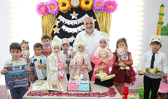 Canik’te miniklerin Kur’an sevinci