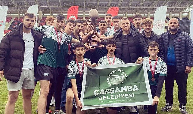 Çarşamba Belediye Spor Kulübü'nün ragbi başarısı