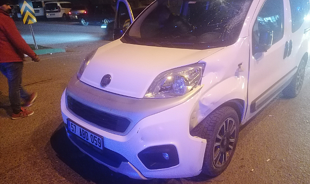 Çarşamba’da hafif ticari aracın çarptığı bisikletli yaralandı