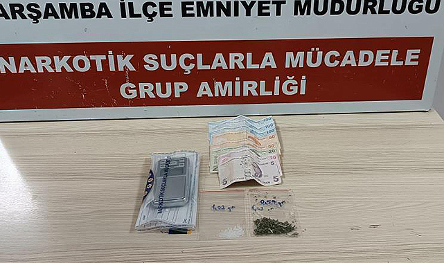Çarşamba'da uyuşturucu baskını: 1 tutuklama