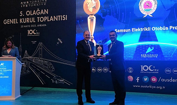 Elektrikli Otobüs Projesi’ne ödül