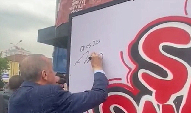 Erdoğan'ın imzaladığı Samsunspor Şampiyonluk Hatırası ile ilgili açıklama