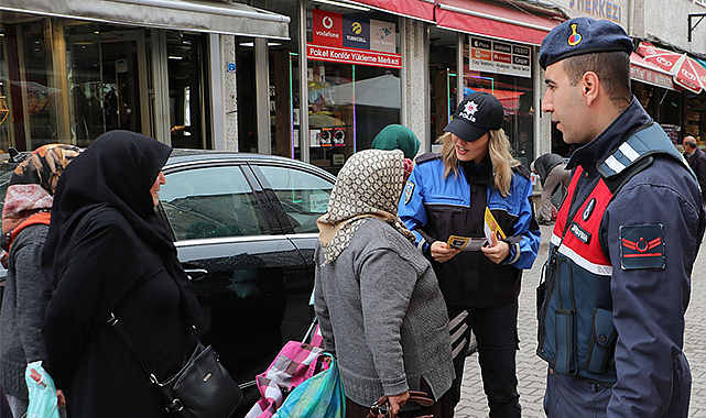 Havza'da kadınlara yönelik KADES bilgilendirmesi