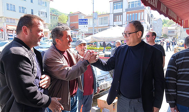 Karaman ve Topsakal’dan Ladik’e ziyaret