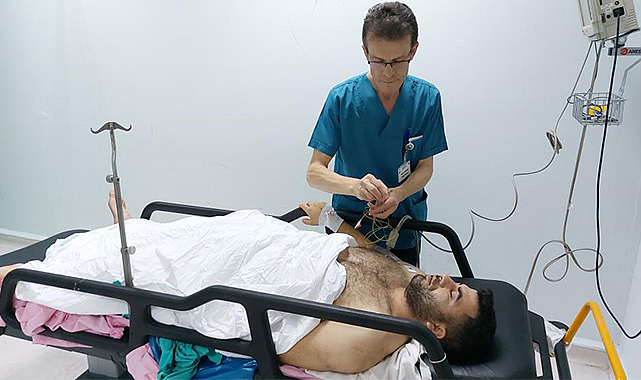 Kardeşinden boşanan eniştesini silahla yaraladı